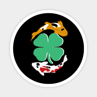 koi fish retro st patricks day tee Magnet